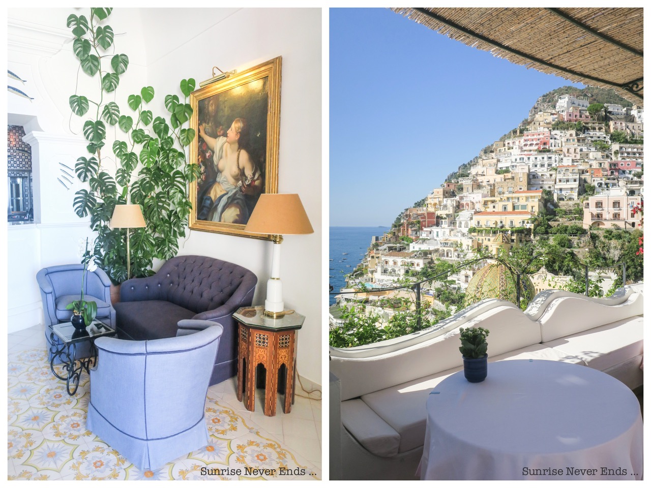positano,italie,cote amalfitaine,voyage,travel,travel blogger,hotel,luxury hotel,hotel blogger,le sirénuse,breakfast,bon plan,tips,travel guide,palace,alice et fantomette ont the boat,anitalianboattrip