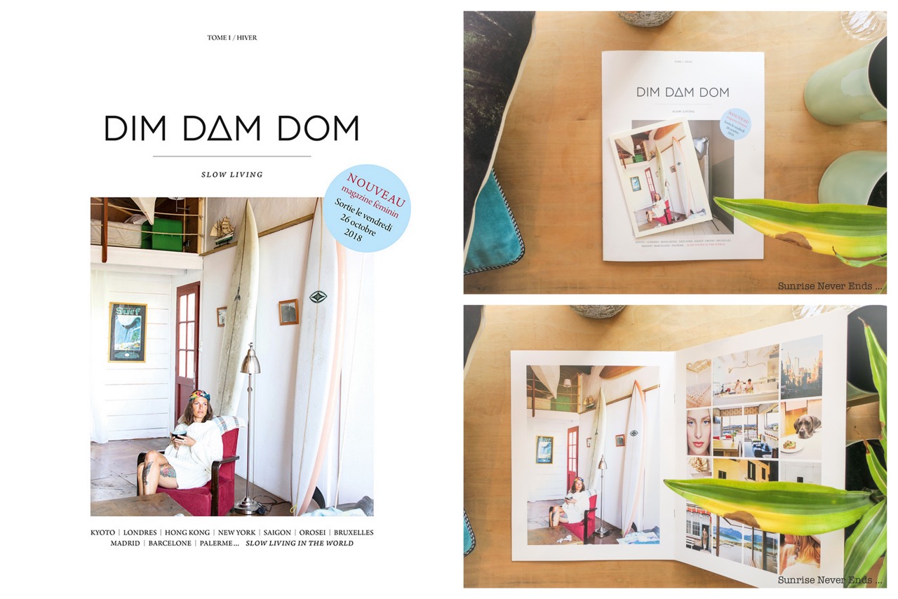 dim dam dom,magazine,photo,photographe,slow living,magazine féminin,presse,papier,idea,the good life,fake cover,cover,lancement