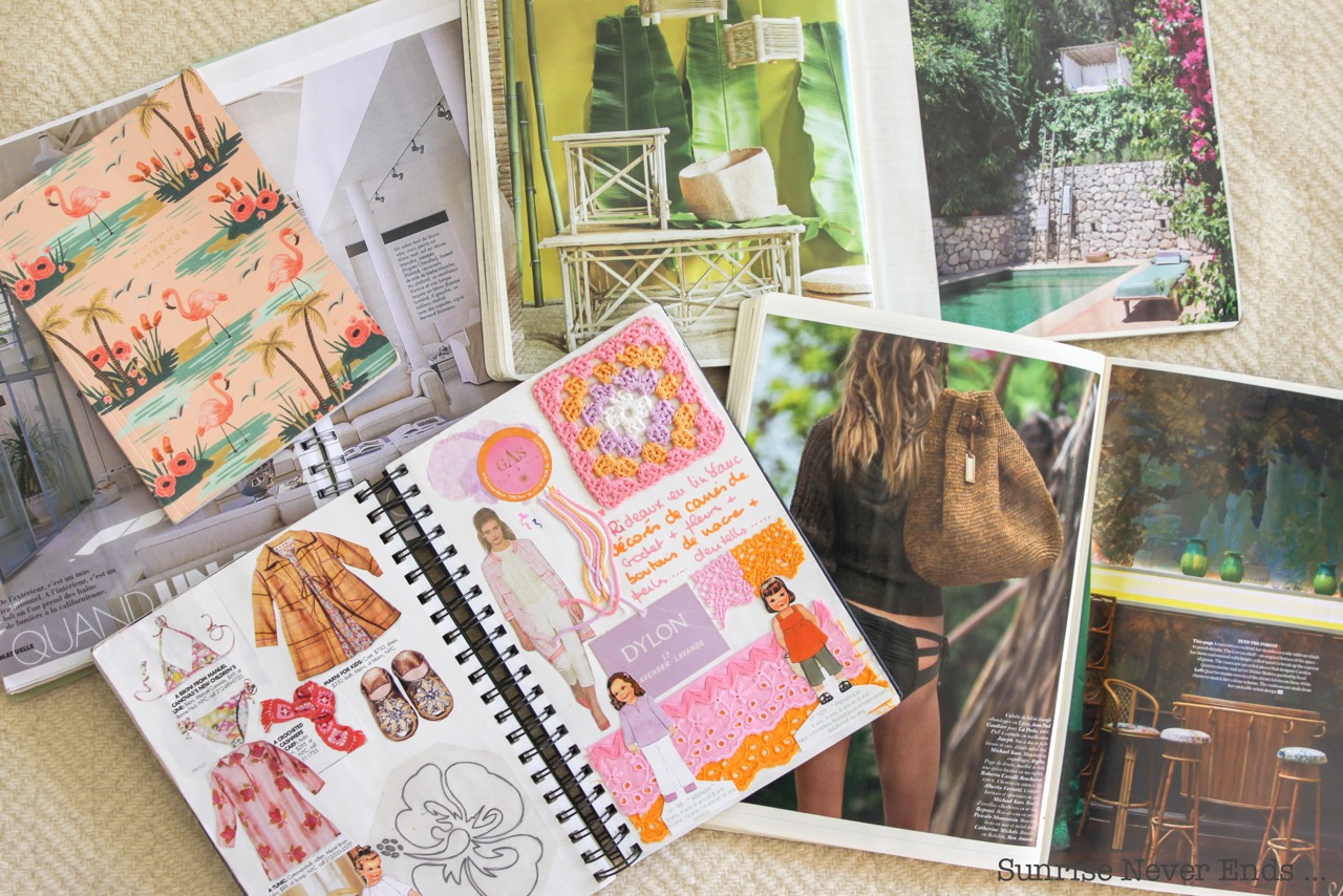 journaling,cahiers,inspiration,moodboard,thérapie,wellness,collages