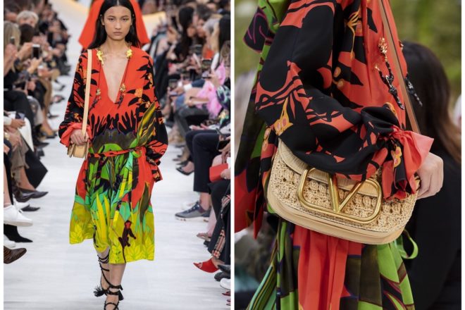 valentino,s20,fashion week,printemps été 2020,prêt-à-porter,paris fashion week,PFW,défilé,fashion,fashion show,fluo,douanier rousseau,jungle,singe