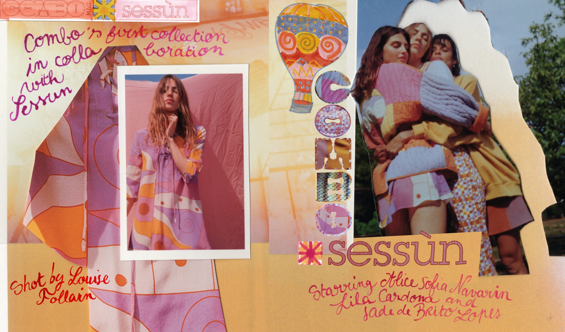 Sessun,Louise follain,combo magazine,collab,collaboration,collection capsule,mode,fashion crush