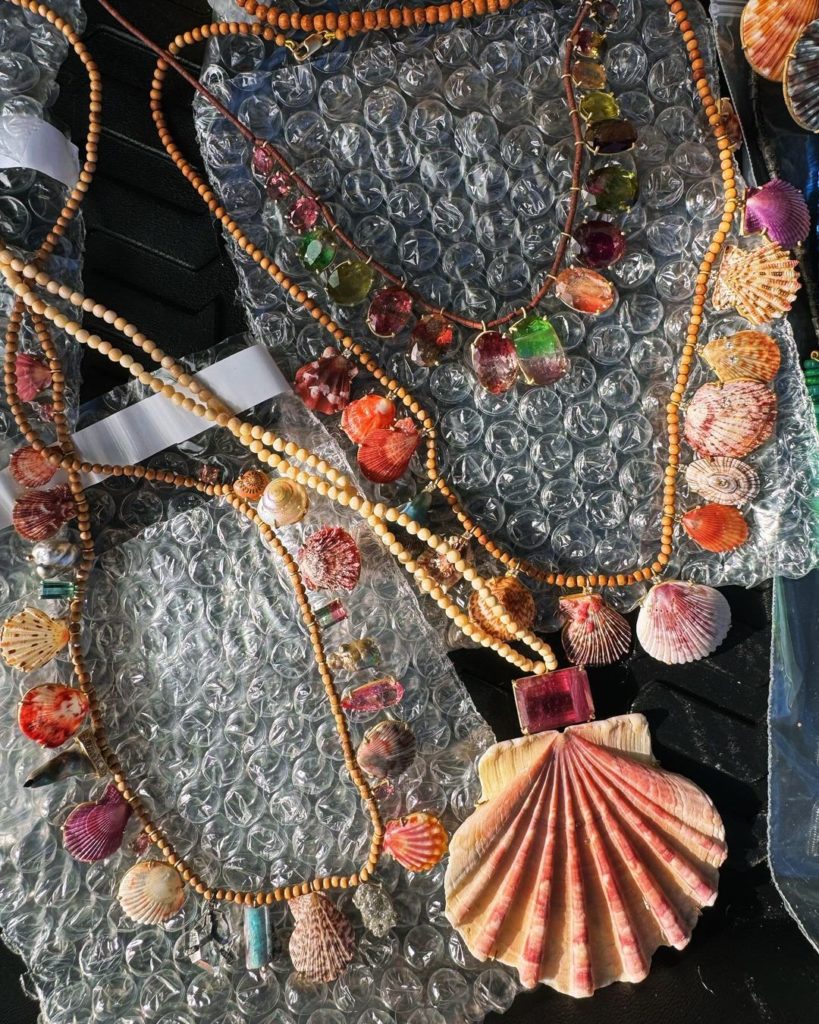 Marisa Klass,bijoux,Toronto,coquillages,pierres fines