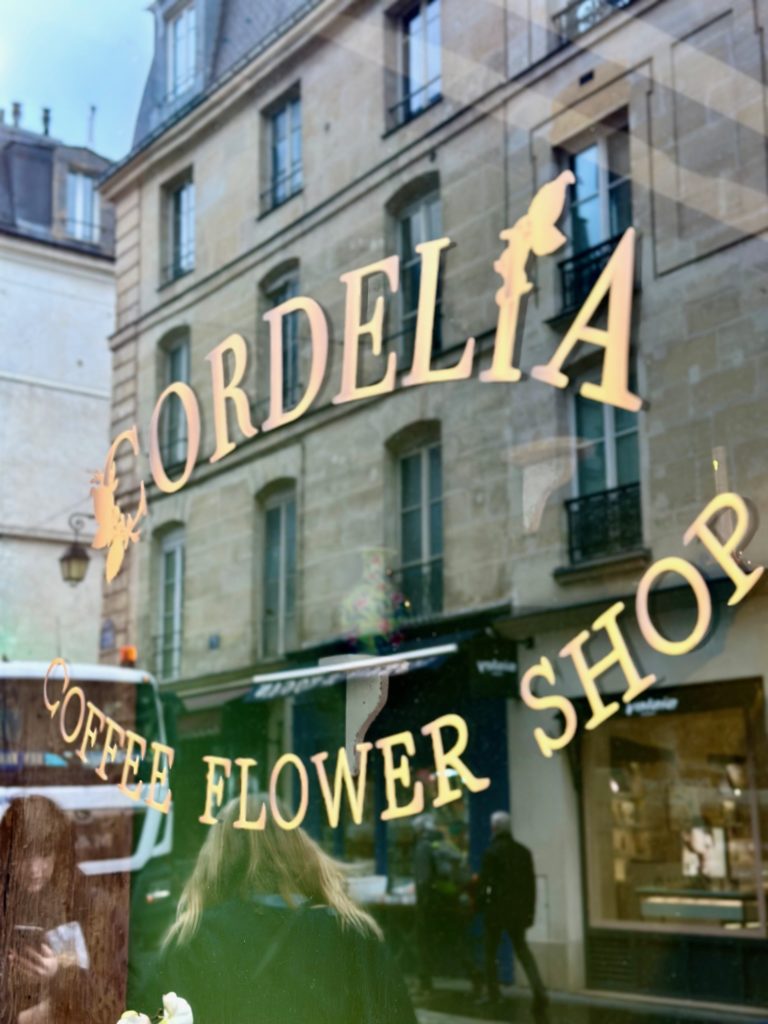 Cordelia de castellane,Cordelia coffee shop,coffee shop,flower shop,fleuriste,paris, Rue du Bac,Dior maiso,baby Dior,abbaye des vaux de cernay